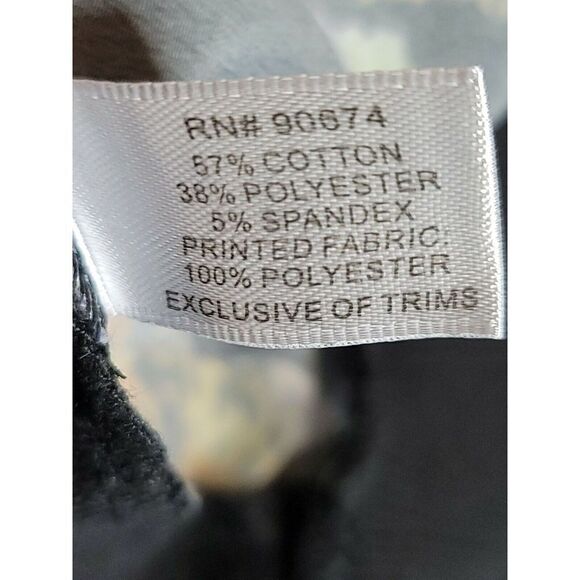 Boston Proper Women's Black Floral Sweatshirt Size Small t13 - Picture 8 of 8